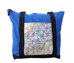 Baroque Hydrangeas Swirls Shoulder Bag