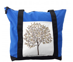 Surreal Money Leafy Tree Shoulder Bag