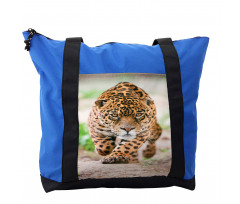 Jungle Fauna Predator Cat Shoulder Bag