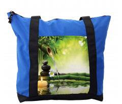 Meditation Stones Bamboo Shoulder Bag