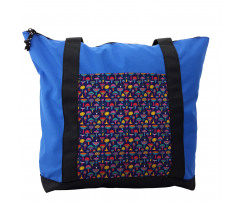 Sixties Inspired Retro Colors Shoulder Bag