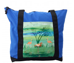 Nature and Birds Shoulder Bag