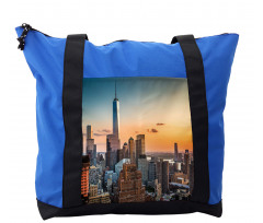 Sunset Manhattan Skyline Shoulder Bag