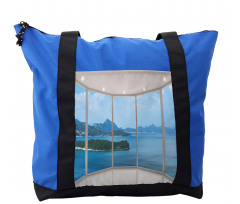 Seascape View from Window Shoulder Bag