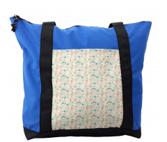 Abstract Art Floral Doodle Shoulder Bag