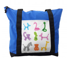 Animals from Balloons Funny Shoulder Bag