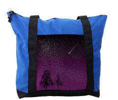 Night Silhouette Star Shoulder Bag