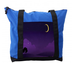 Nightfall with the Moon Shoulder Bag