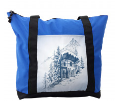 Sketch of Ski Hut Resort Shoulder Bag