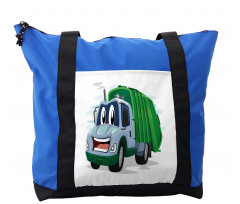 Funny Trash Truck Shoulder Bag