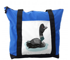 Digitally Generated Loon Shoulder Bag