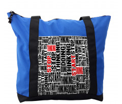 Modern Written Words Doing Shoulder Bag