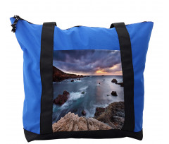 Overcast Pacific Coast Bay Shoulder Bag