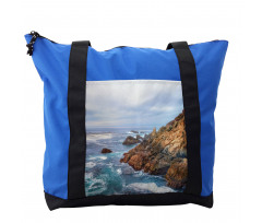 Garrapata Beach Rocky Coast Shoulder Bag