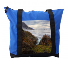 Ocean Coast Hazy Landscape Shoulder Bag