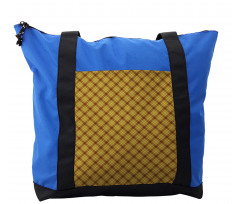 Old Checkered Theme Shoulder Bag