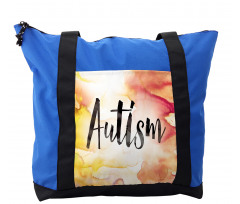 Hand Written on Watercolor Shoulder Bag