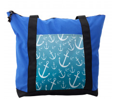 Repetitive Sea Elements Shoulder Bag