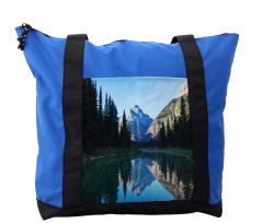 Mountain Reflection on Lake Shoulder Bag