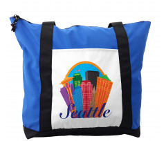 City Buildings Flag Shoulder Bag