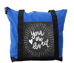 Cursive Hand Written Shoulder Bag