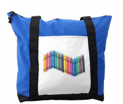 Tiny Wavy Painting Craft Shoulder Bag