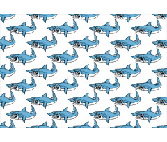 Sea Fierce Wild Shark Aluminum Water Bottle