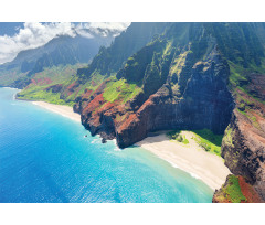 Na Pali Coast Island Aluminum Water Bottle