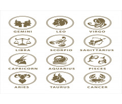 Classic Zodiac Chart Aluminum Water Bottle