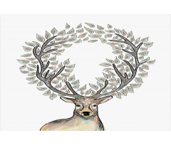 Myth Animal Reindeer Aluminum Water Bottle