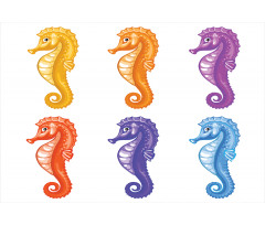 Happy Baby Seahorses Art Aluminum Water Bottle