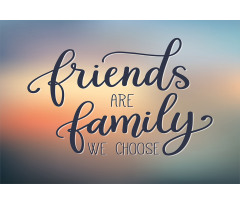 Friends are Family BFF Aluminum Water Bottle