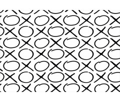 Doodles Monochrome Style Aluminum Water Bottle