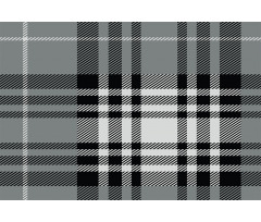 Dark British Tartan Aluminum Water Bottle