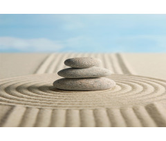 Bundle of Stones Centered Aluminum Water Bottle