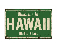 Welcome to Hawaii Vintage Aluminum Water Bottle