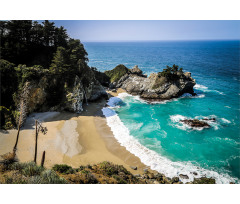 Pfeiffer State Park Coast Aluminum Water Bottle