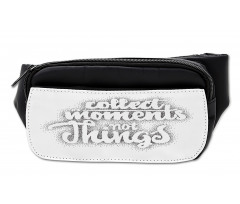 Calligraphy on Dotted Design Bumbag