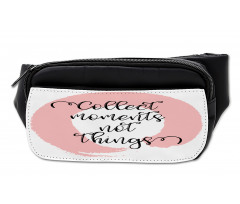 Bold Streak with Typography Bumbag