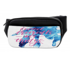 Watercolor Splatters Concept Bumbag