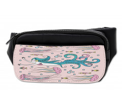 Abstract Mermaid Fish Bumbag