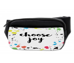 Typographic Theme Blots Bumbag