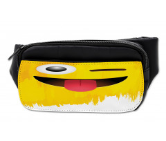 Winked Tongue Smiley Bumbag