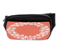 Monochrome Botany Wreath Bumbag