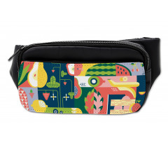 Abstract Modern Food Bumbag