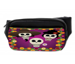 Folk Sugar Skulls Bumbag