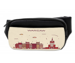 Warsaw Calligraphy Skyline Bumbag