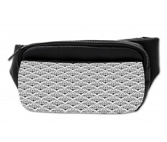 Monochrome Antique Motif Bumbag