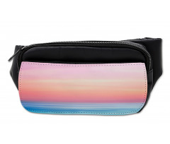 Ombre Sunset Calm Ocean View Bumbag