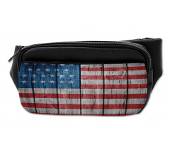 Worn Style American Flag Bumbag